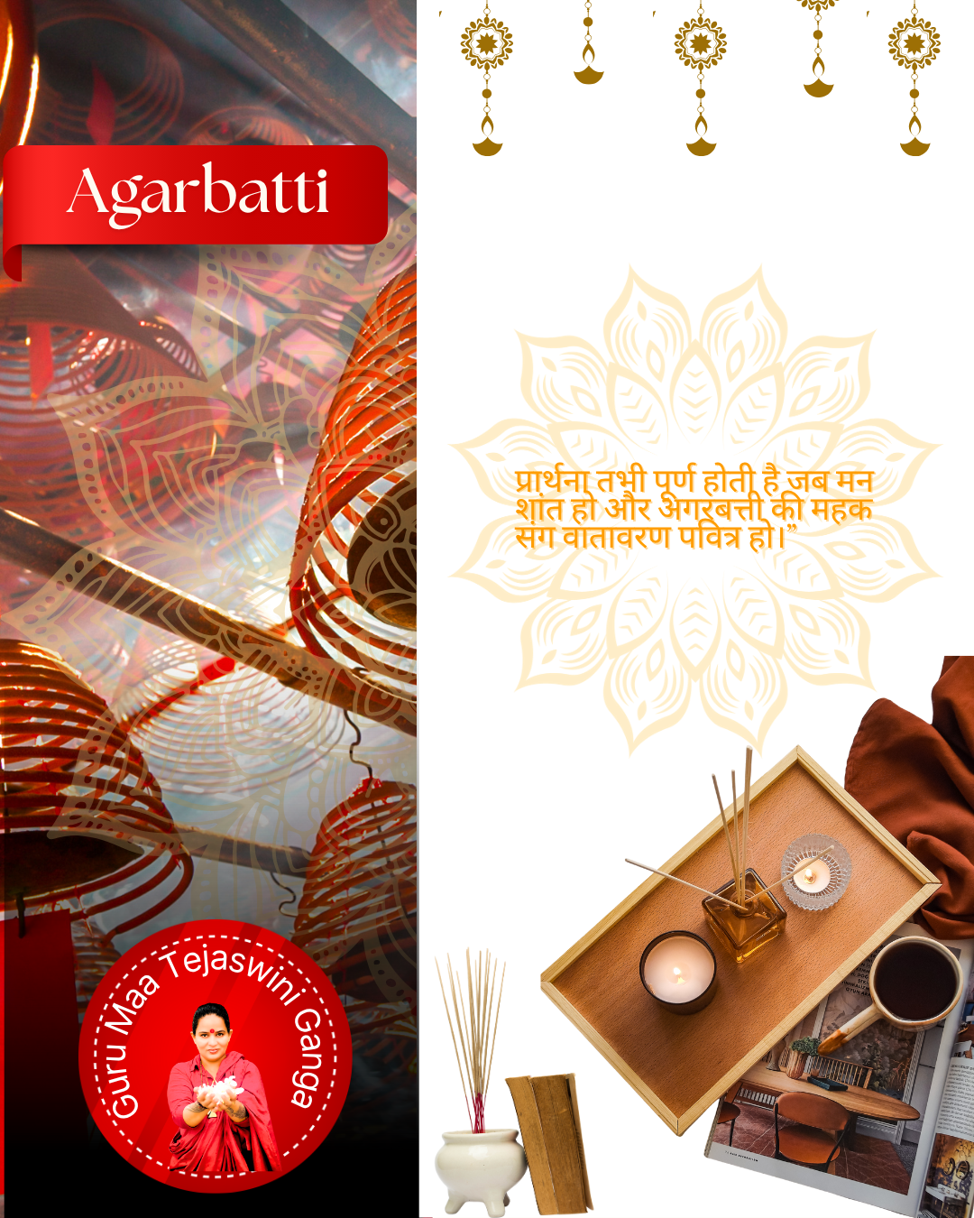 Tejaswini Ganga Agarbatti - Premium Natural Incense Sticks for Prayer - Image 2